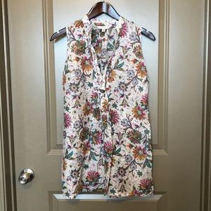 Cabi Sleeveless Floral Tunic, Small